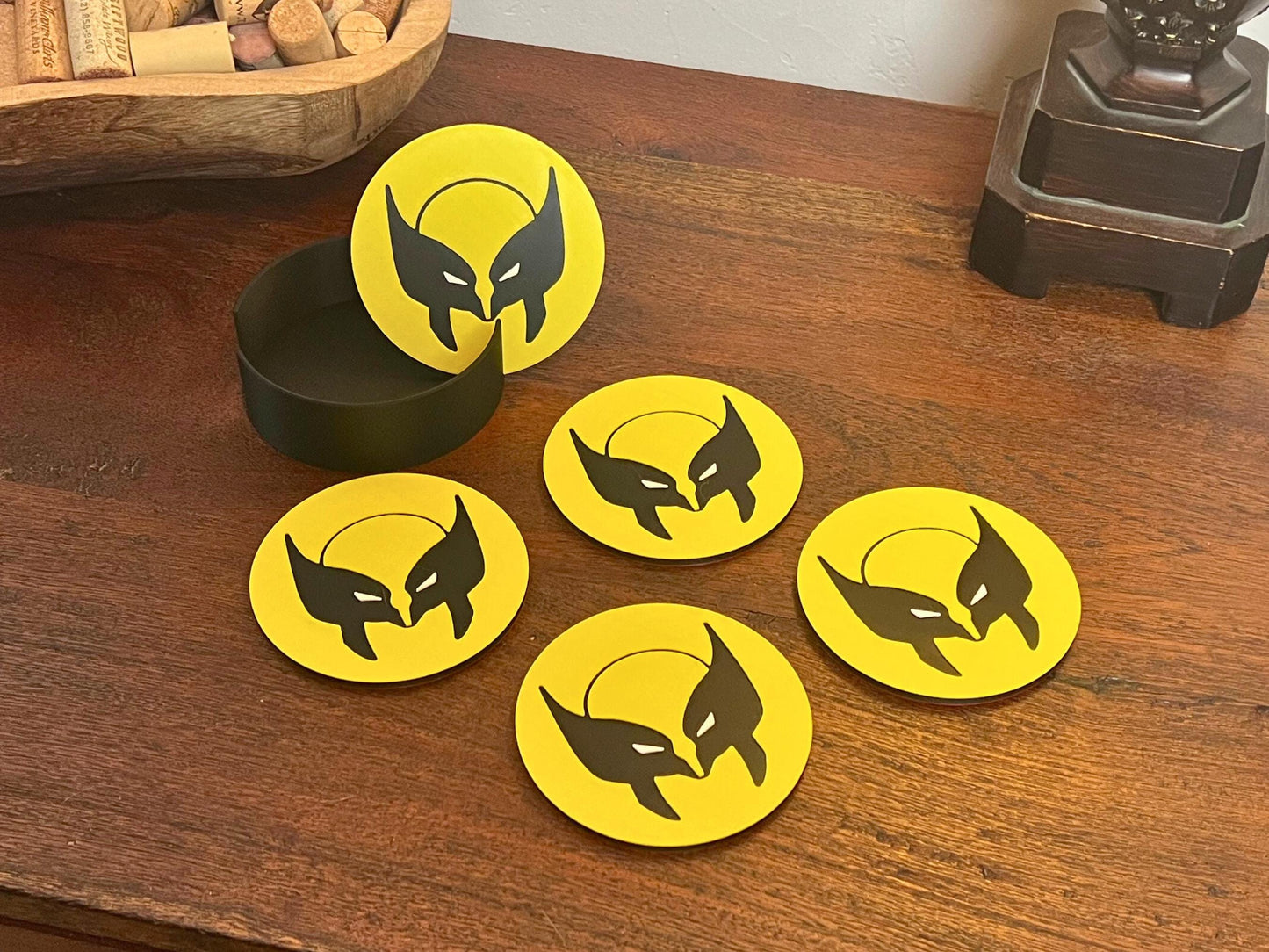 Deadpool and Wolverine Reversible Drink Coasters