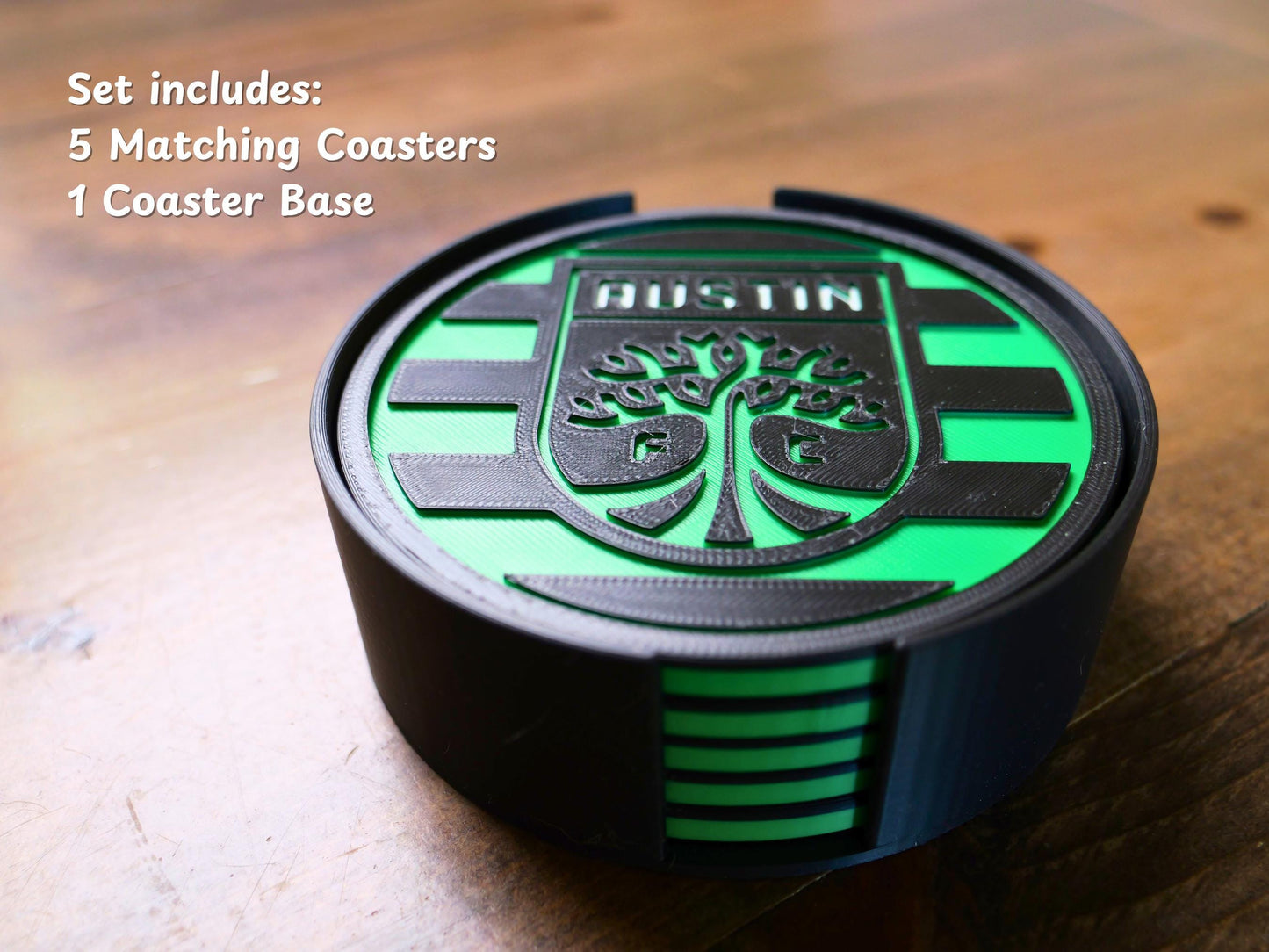 Austin FC Coaster Set