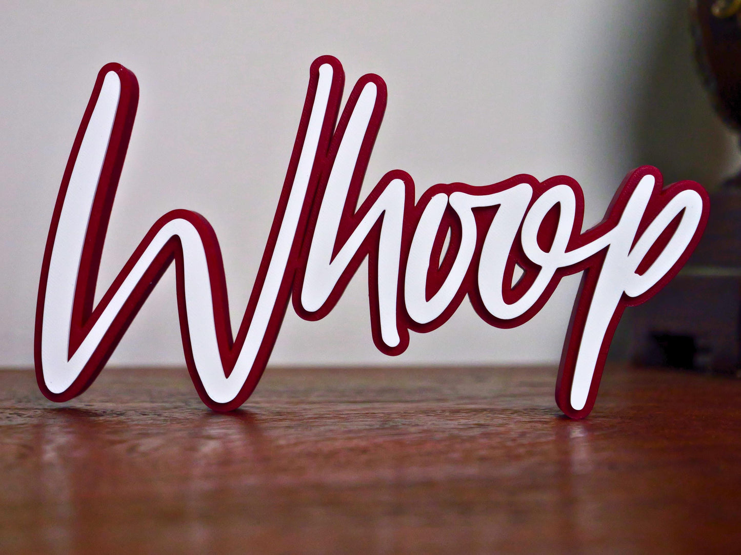 Texas A&M "Whoop" 3D Printed Sign