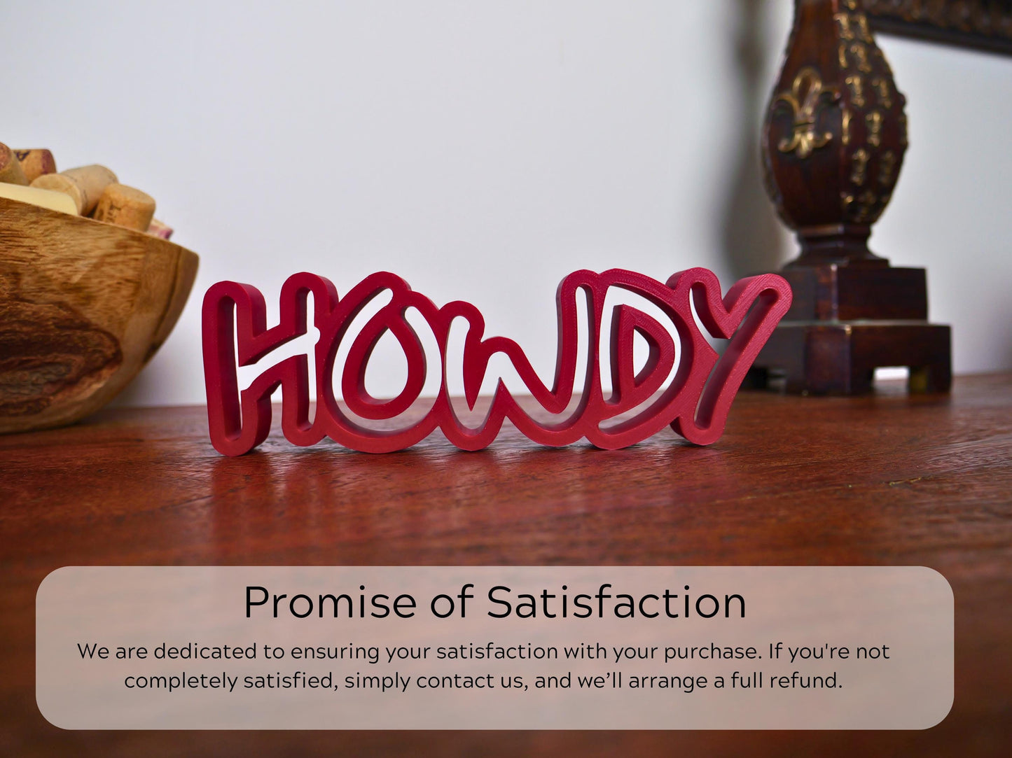 Texas A&M "Howdy" 3D Printed Sign