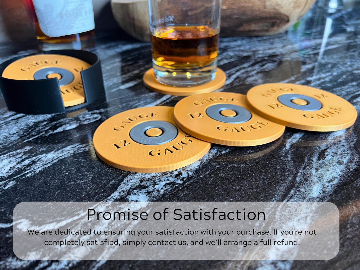 Shotgun Shell Drink Coasters