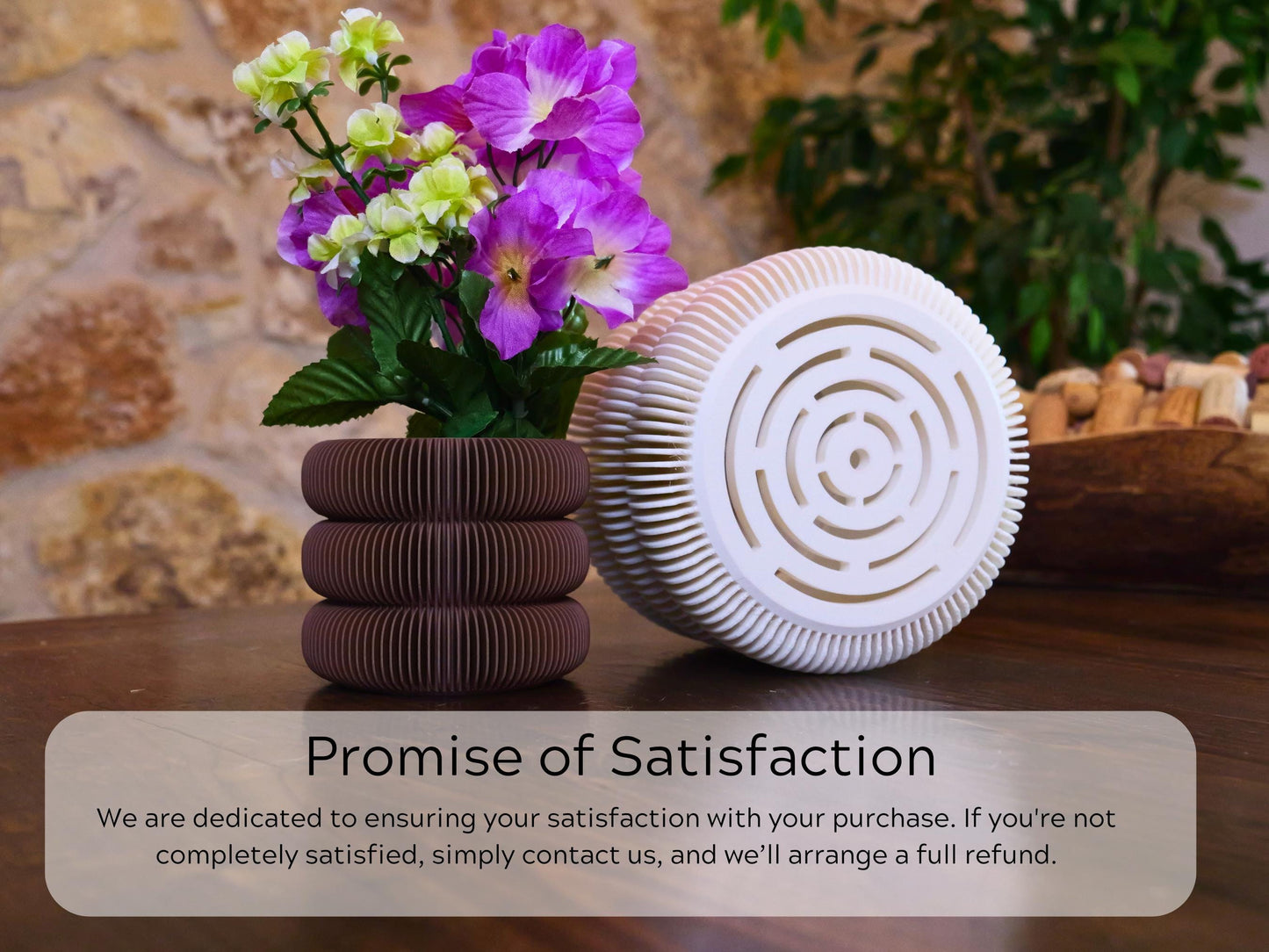 Ribbed Bubble Pot Planter