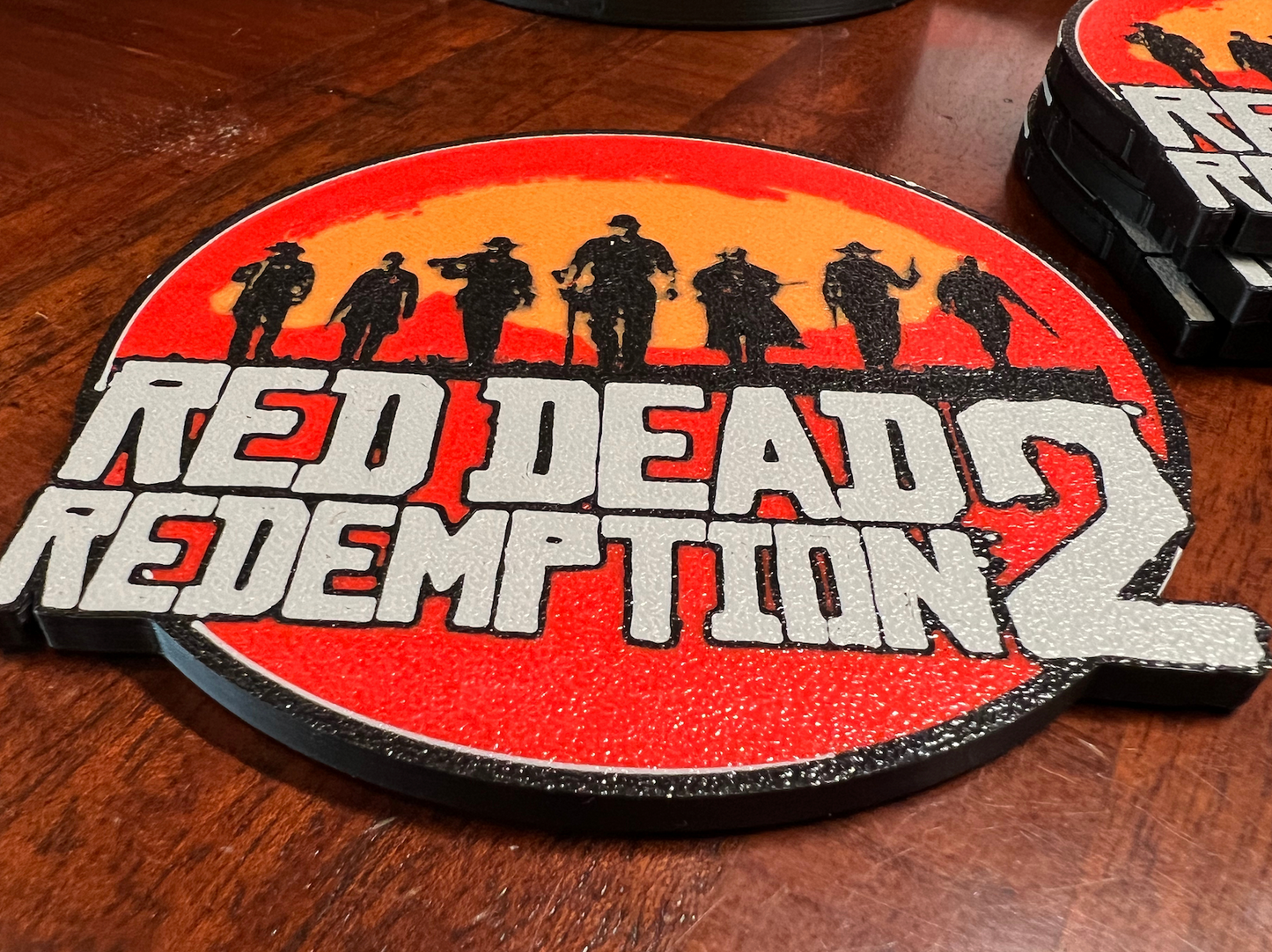Red Dead Redemption 2 3D Printed Coaster Set