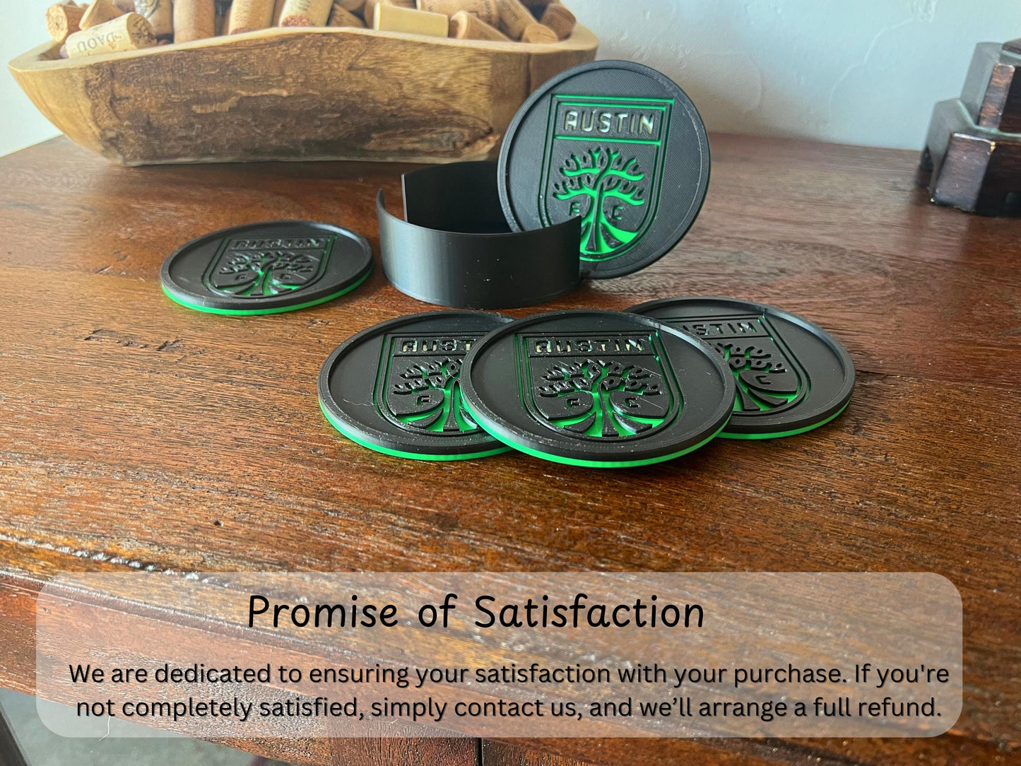 Austin FC Coaster Set