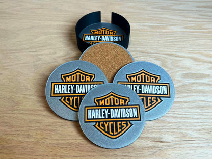 Harley Davidson Coaster Set