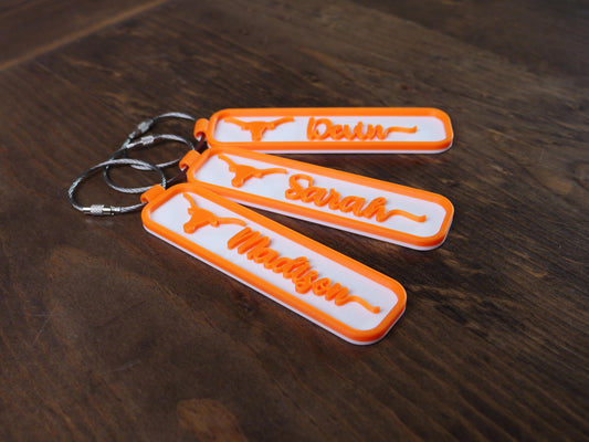 University of Texas Custom Name Tag