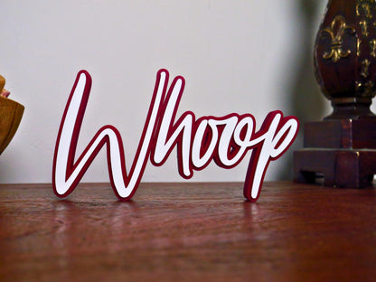 Texas A&M "Whoop" 3D Printed Sign