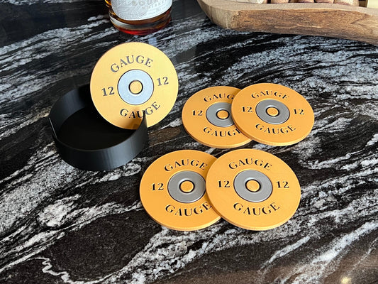Shotgun Shell Drink Coasters