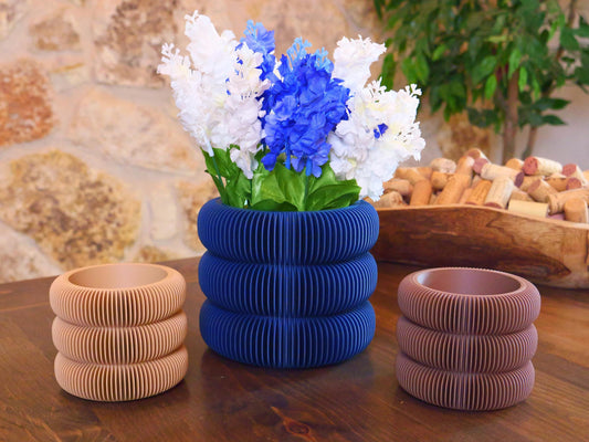 Ribbed Bubble Pot Planter