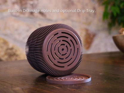 Ribbed Bubble Pot Planter