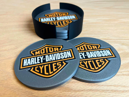 Harley Davidson Coaster Set