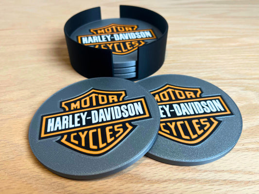 Harley Davidson Coaster Set
