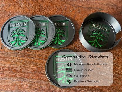 Austin FC Coaster Set