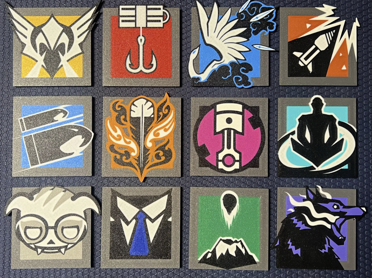 Rainbow Six Siege Operator Icon Coasters