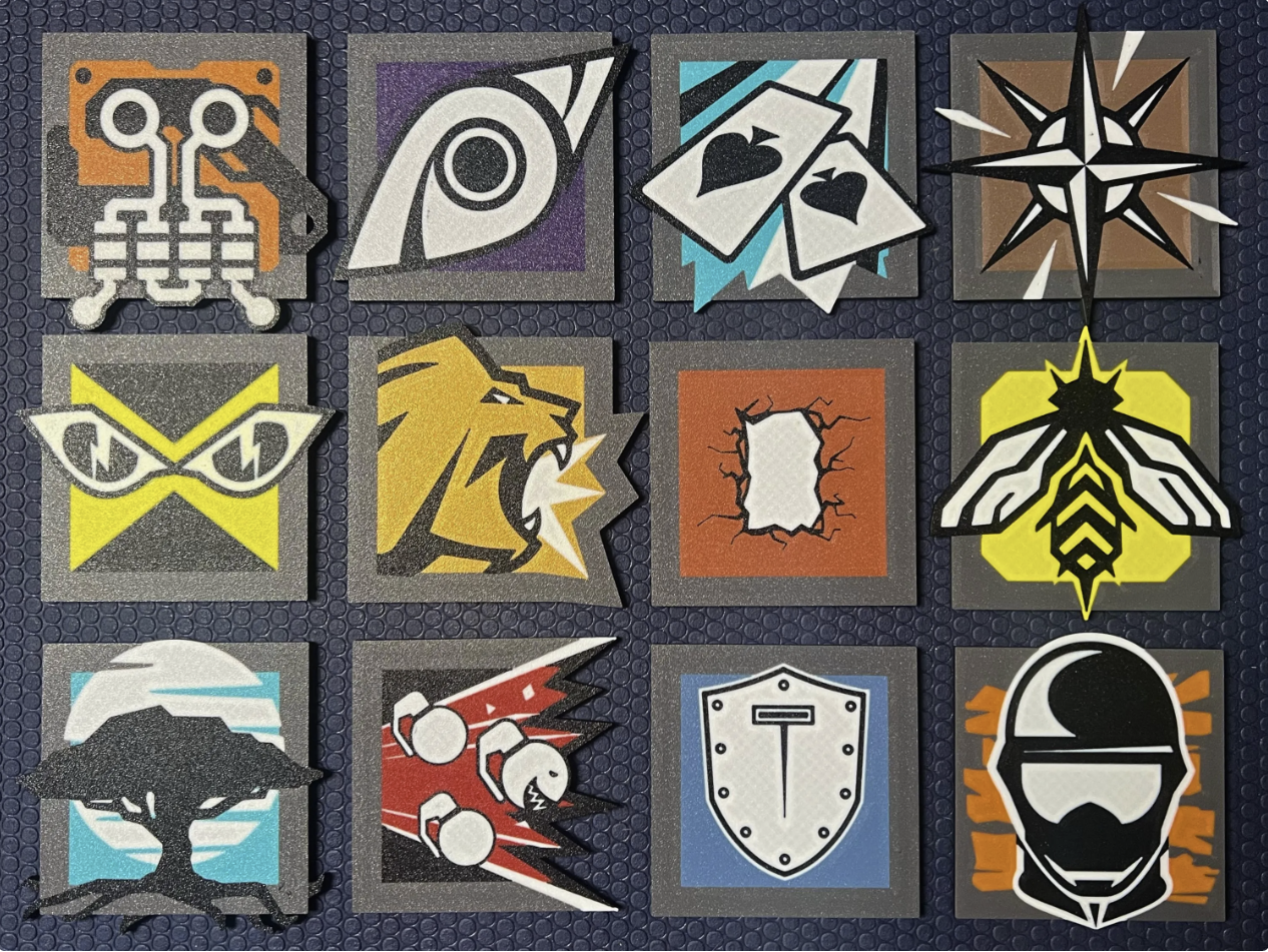 Rainbow Six Siege Operator Icon Coasters