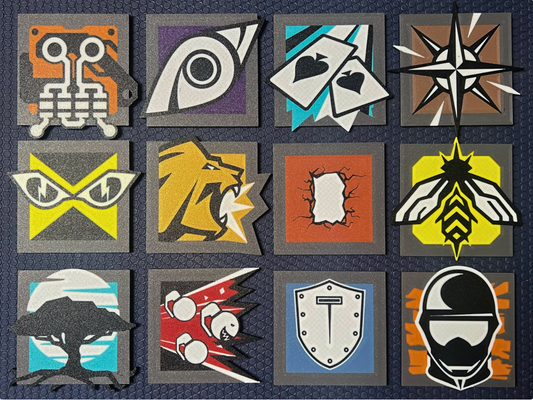 Rainbow Six Siege Operator Icon Coasters