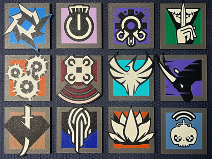 Rainbow Six Siege Operator Icon Coasters