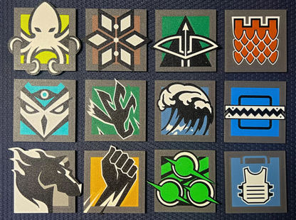 Rainbow Six Siege Operator Icon Coasters