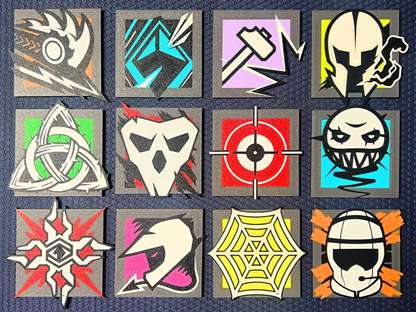 Rainbow Six Siege Operator Icon Coasters